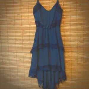 Layered Lacy Ruffled Hi-Low Summer Dress 💙